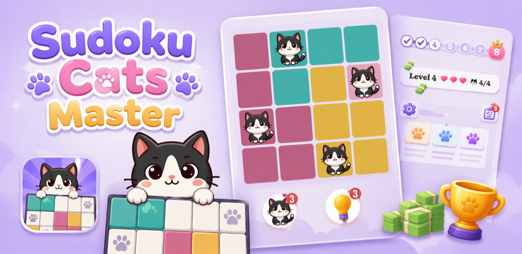 Sudoku Cats Master banner